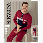 Polkan Seramony 32055 Uzun Kol Erkek Pijama Takımı