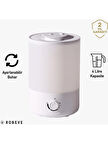 Rbh-02 Ultrasonik Hava Nemlendirici Aroma Difüzörü 4 Litre Buhar Makinesi 4l Nemlendirici - Otomatik Kapanma Sessiz Çalışma Ayarlanabilir Buhar Seviyesi