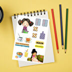 Hasta Modu Sticker Set  5 Sayfa Çıkartma