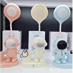 LED Astronot Masa Lambası Ve Kalemlik