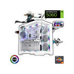 Ryzen 5 5600 32GB Ddr5 1tb SSD Rtx 5060  240MM Sıvı Soğutma Beyaz Oyuncu Bilgisayarı