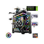 Ryzen 5 7500F 32GB Ddr5 1tb SSD Rtx 5060 B650 Anakart 240MM Sıvı Soğutma Oyuncu Bilgisayarı