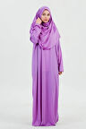 LİLA FERMUARSIZ NAMAZ ELBİSESİ