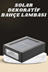 Dekoratif Duvar Lambası Solar Güneş Enerjili Bahçe Aydınlatması