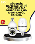İki Yönlü Ses Destekli Ev Güvenlik Kamerası – Yerel Kayıt Özellikli