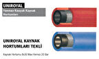 UNIROYAL  Yanmaz Kauçuk Kaynak Hortumları (100 ADET)