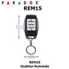 Paradox Rem15 Uzaktan Kumanda