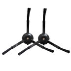 srfn ticaret Roborock S50/S55 Uyumlu Yan Fırça 2 Adet (Siyah)