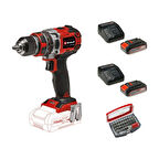 Einhell Tp-Cd 18/50 Li-I Bl Solo Akülü Vidalama Seti + 2 x 2.5 Ah Starter Kit + Kwb 32 Parça Bits Uç