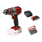 Einhell Tp-Cd 18/50 Li-I Bl Solo Akülü Vidalama Seti + 1 x 2.5 Ah Starter Kit + Kwb 32 Parça Bits Uç