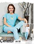 Çelebi 138 Kadın Kısa Kollu Pijama Takım