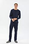 Pijadore 1530 Büyük Beden Uzun Kollu Erkek Pijama Takım
