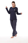 Pijadore 1543 Kadın Uzun Kol Pijama Takım