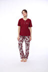 Pijadore 1424 Kadın Kısa Kollu Pijama Takım