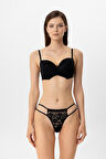 Pierre Cardin Lingerie Kadın Milan Push Up  Dantelli Sütyen Tanga Takım