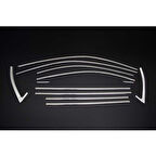 Cam Çerçeveleri Krom Üst Kalite 12 Parça Superb-3 B7 SD 2015 Ve Sonrası Modeller İçin