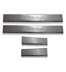 Kapı Eşiği Krom 4 Parça Corsa E HB 5D 2015 Ve Sonrası Modeller İçin