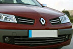 Renault Megane-2 SD HB Uyumlu Ön Tampon Çıtası Krom 3 Parça 2004 - 2010 Arası Modeller İçin