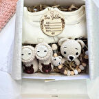 6li %100 Sertifikalı Organik Bebek Hediye Seti