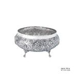 Papatya Desenli Gümüş Şekerlik