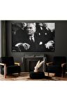Atatürk Modelli Dekoratif Şık Kanvas Tablo