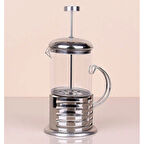 Çelik Kulplu Cam French Press - 350 ml