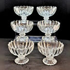 6'lı Kristal Çerezlik Seti