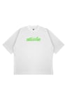 Unisex Oversize HELLSTAR GREEN Baskılı Boxy Fit Kalın Kumaşlı (240gsm) T-shirt