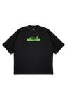 Unisex Oversize HELLSTAR GREEN Baskılı Boxy Fit Kalın Kumaşlı (240gsm) T-shirt