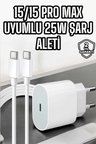 İos Uyumlu Type-C Girişli Hızlı Şarj 15/15 Adaptör Ve Kablosu