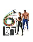 Full Body Antrenman İçin Kapı Arkası Spor Bandı Ve Aksesuar Seti