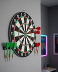 Şık Tasarımlı Dart Tahtası 12 İnç Dayanıklı Ahşap Gövde