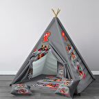 Gri Bebek, Çocuk Odası Minderli/Mindersiz Oyun Evi, Çadırı Model 0003