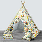 Sarı Bebek, Çocuk Odası Minderli/Mindersiz Oyun Evi, Çadırı Model 0006