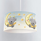 Açık Mavi Bebek, Çocuk Odası Sarkıt Avize Model 0008