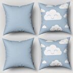 HET Concept Mavi Bebek, Çocuk Odası Yastık Kırlent Kılıfı 43x43cm Model 0019