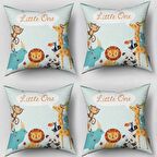 HET Concept Mavi Bebek, Çocuk Odası Yastık Kırlent Kılıfı 43x43cm Model 0021