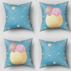 HET Concept Mavi Bebek, Çocuk Odası Yastık Kırlent Kılıfı 43x43cm Model 0203