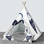 Beyaz Bebek, Çocuk Odası Minderli/Mindersiz Oyun Evi, Çadırı Model 1373