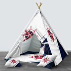 Beyaz Bebek, Çocuk Odası Minderli/Mindersiz Oyun Evi, Çadırı Model 1458