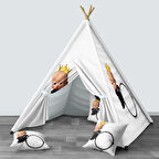 Beyaz Bebek, Çocuk Odası Minderli/Mindersiz Oyun Evi, Çadırı Model 1474