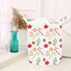 HET Concept Beyaz Yeni Yıl Serisi Katlanabilir Oyuncak ve Hediye Sepeti Model 41003