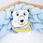 Beyaz Ayı Bebek, Çocuk Odası Uyku Arkadaşı Peluş Oyuncaklar Model 085