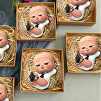 20 Adet Kişiye Özel Hediye Magnet Doğum Günü, Sünnet ve Parti Magneti Model 715