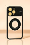 İphone 15 Pro Kılıf Kamera Korumalı Magsafe Colourl Siyah