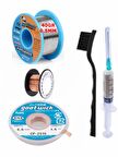 MECHANİC Soldering 63SN/37PB Lehim Teli 005MM 40Gr Ve Flux Lehim Toplama Ve CP 2515 Emme Teli 5in1 Set