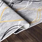 Hilton Halı ,Modern Yıkanabilir Kaymaz Taban Halı ,Salon Halısı ,Mutfak Halısı Yolluk