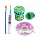 RELIFE RL-402 Krem Lehim Paste 40G Ve Flux Lehim Toplama Ve CP 2015 Emme Teli SetiX1
