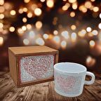 100 Dilde Seni Seviyorum Ahşap Kutulu Kupa Bardak