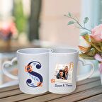 Kişiye Özel İsim ve Foto Baskılı Sevgili Çift Kupası HK2504